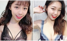 【博狗扑克】年輕直播主「穿爆乳內衣互動」!笑容滿分「乳量超驚人」!