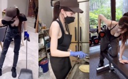 【博狗扑克】一中街早午餐店正妹老闆娘站煎台太熱都只穿爆乳背心上工