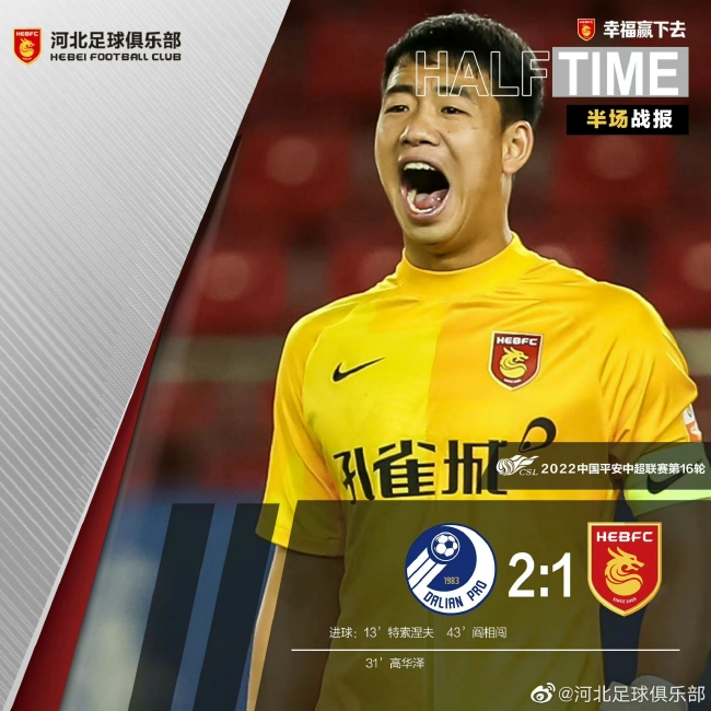 中超-阎相闯传射高华泽单刀破门 大连人2-1河北队