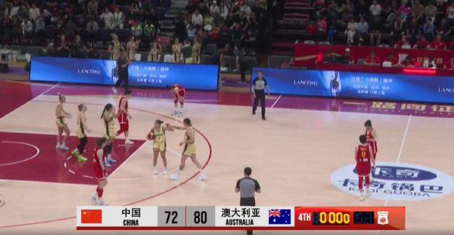 王思雨19分中国女篮再负澳大利亚 孙梦然12分