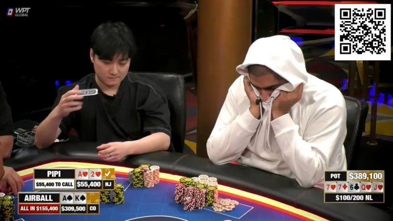 【EV扑克】赔率7:1，竟在6位数底池被空气牌逼得弃掉坚果同花！