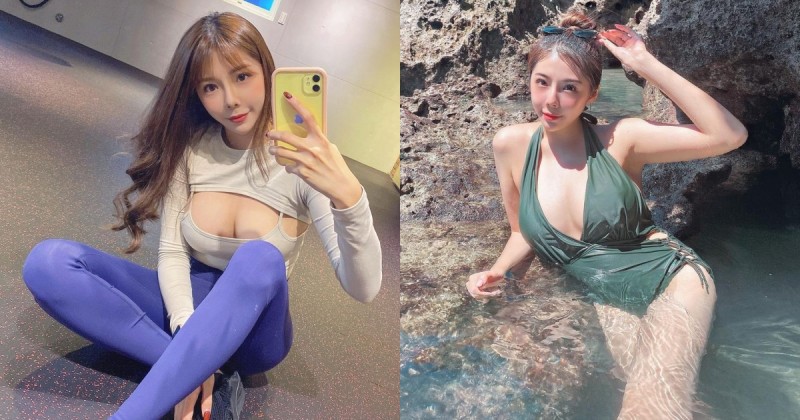 【博狗扑克】「氣質正妹」練空中瑜伽順便解放長輩，「兩球雪乳」大方露出，網友狂讚：衝著這張來…