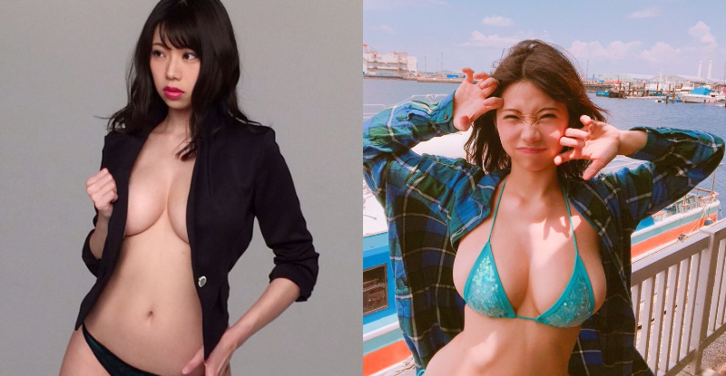 【博狗扑克】扣子真的飛掉了！「超巨乳妹子」高聳雙峰直接「撐爆鈕扣」太暴力！