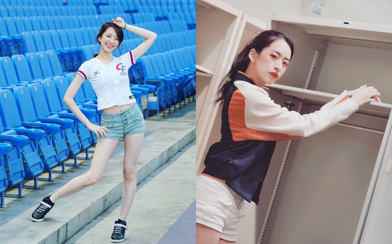 【博狗扑克】12強中華隊啦啦隊員「羅詠韶」驚天美腿引肉搜暴動　笑起來瞇成一條線讓人好著迷