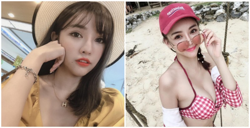 【博狗扑克】「絕美老闆娘」陳咖喀在海邊解放好身材，超清晰腹肌曲線讓路人都看傻了眼