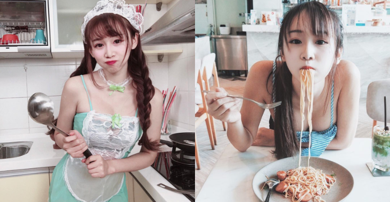 【博狗扑克】性感萌廚娘「機機 Shacy」獻上深夜私房料理　邀你一起吃她下的麵！