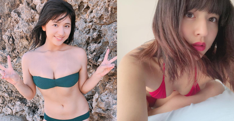 【博狗扑克】鄰家妹妹徳江かな大膽露出成為話題　被封「平成最後清純系巨乳」