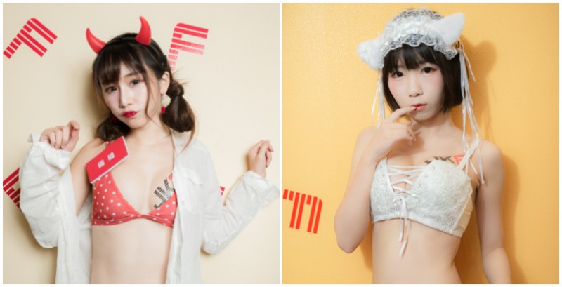 【博狗扑克】「櫥窗女郎」惹火寫真區讓你一間一間挑！專屬空間讓你與爆乳女郎合照拍到飽！