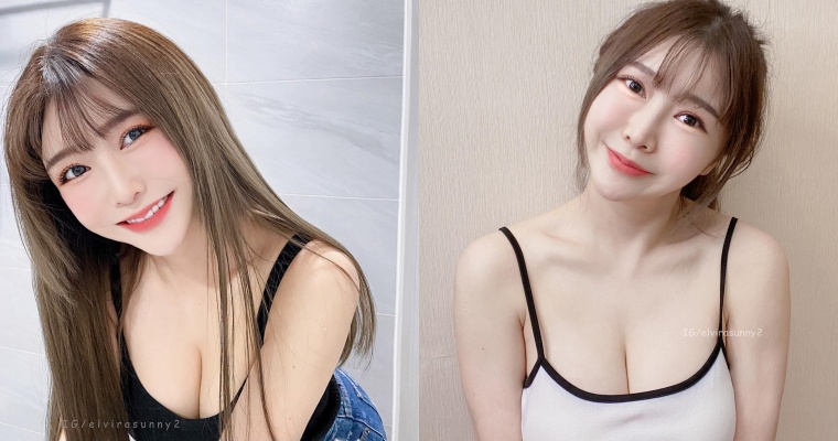 【博狗扑克】甜美笑容迷倒網友！正妹芳療師「艾薇兒」細肩背心大秀美胸、鎖骨線條