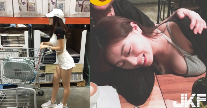 【博狗扑克】又想癱瘓台北？COSTCO驚見「翹臀美乳」正妹，奶奶「又圓又軟」整個放上桌，桌子都in啦…