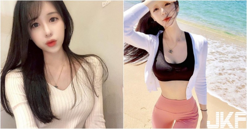 【博狗扑克】太辣！「小蠻腰正妹」海邊散步！「巨乳蜂腰」絕妙Ｓ曲線自拍好撩人！