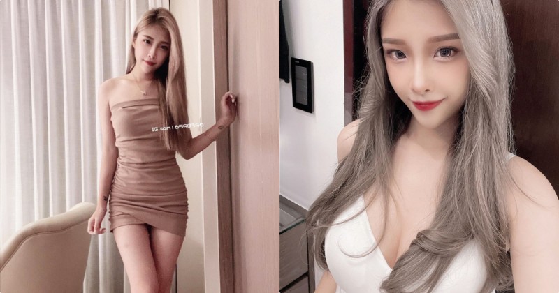 【博狗扑克】冷豔正妹「秋天」緊身裝曲線畢露，纖腰、辣腿給人印象滿分！