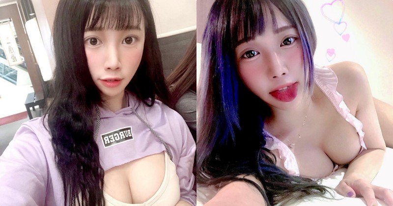 【博狗扑克】性感正妹「陳幽」趴床視角好火辣，邪惡雙乳形狀好清楚！