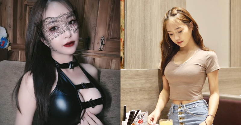 【博狗扑克】性感「巨乳貓女」快把黑膠衣撐破　渾圓大奶球快要衝出來啦！