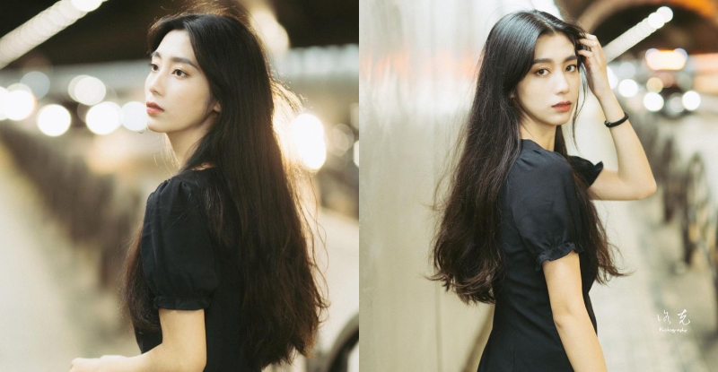 【博狗扑克】隧道驚見「空靈系正妹」，仙氣長髮「媚眼回眸」畫面超雋永！