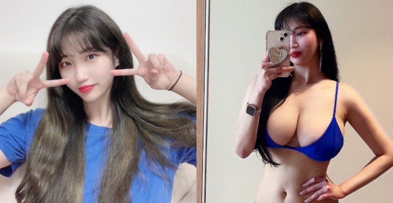 【博狗扑克】畫風突變！小清新清純惹人愛　IG往下滑被「猛暴乳量」嚇到！