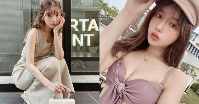 【博狗扑克】豐唇麻豆「胸前蝴蝶結有深溝」，嘴唇微嘟「畫面好誘惑」！