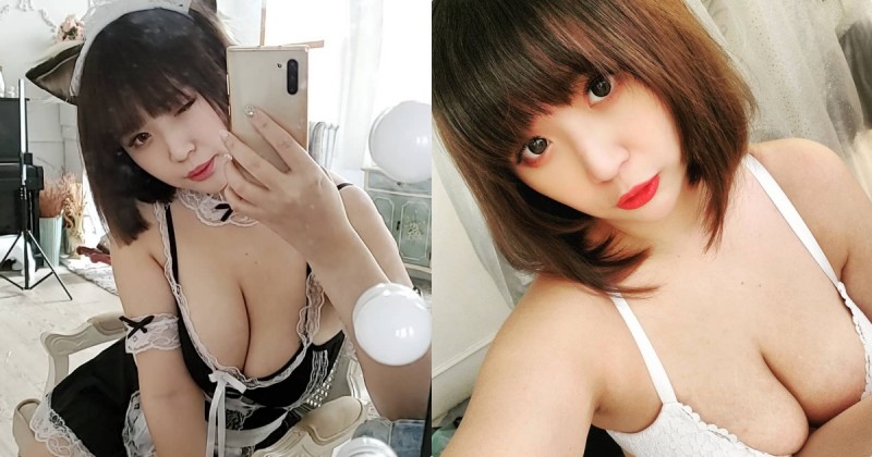 【博狗扑克】G級女神！超兇正妹「Ruru茹茹」美胸太震撼，「極深長的事業線」有夠撩人！