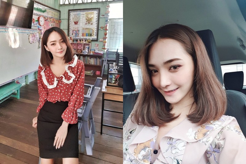 【博狗扑克】泰國清純正妹女教師「愛的抱抱」鼓勵學生爆紅　看了忍不住想重讀小學了