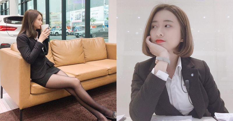 【博狗扑克】上車！性感汽車業務「涵」進口車門下伸出纖細長腿，走位展示讓司機都暴動了！
