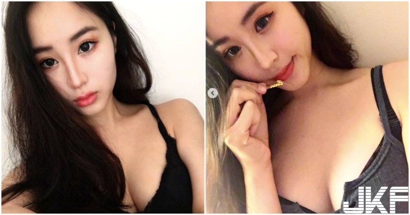 【博狗扑克】火辣魔鬼曲線！正妹每天都是低胸裝，領口一開「美乳溢出」！