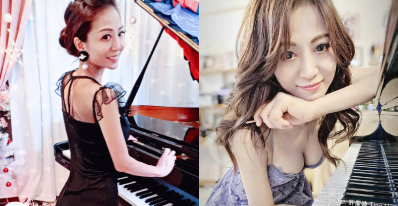 【博狗扑克】「氣質御姊」邊彈琴邊倒事業線，「兇猛雙峰」學生無法認真！