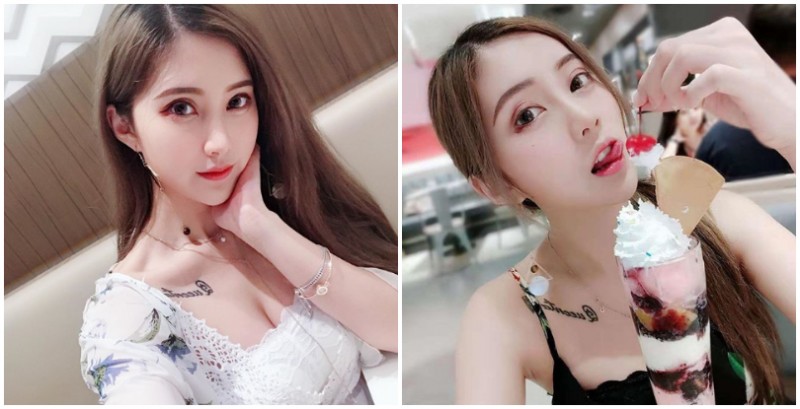 【博狗扑克】連吃櫻桃都能撩人　「爆乳小野貓」許伊兒魅惑電眼連吃下午茶都能電暈你