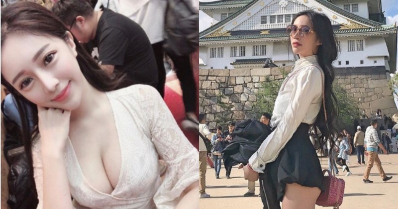 【博狗扑克】IG十三萬粉「火辣台灣妹」yunyen，大阪城前留下「蜜桃美臀」倩影，網友：日本舉國同歡