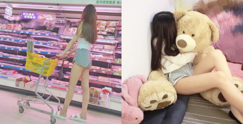 【博狗扑克】賣場驚見「長腿正妹」！原來是真理女大生而且身材超有料，要打開真理之門啦！