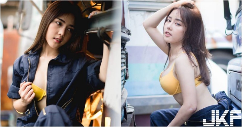 【博狗扑克】舊車場「爆奶女工」擅入！連身褲一脫只剩「超亮車頭燈」！這麼狂有合法嗎！