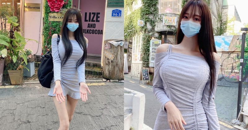 【博狗扑克】路上的小姐姐「車頭燈好大」，「兇兇誘惑曲線」閃暈路人！