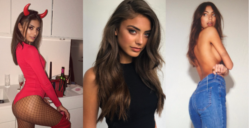 【博狗扑克】「電眼辣模」裸身秀曲線美腿乍現　化身「性感小惡魔」勾走網友的魂