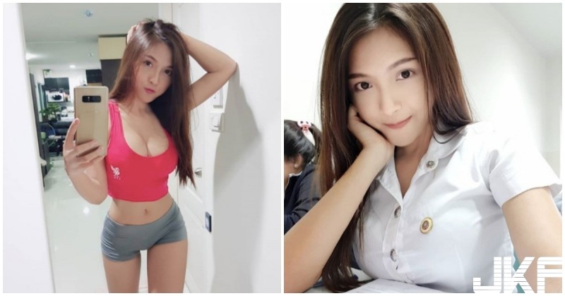 【博狗扑克】爆乳正妹運動「駱駝蹄」好清楚！ 貼身褲解放「超養眼曲線」!