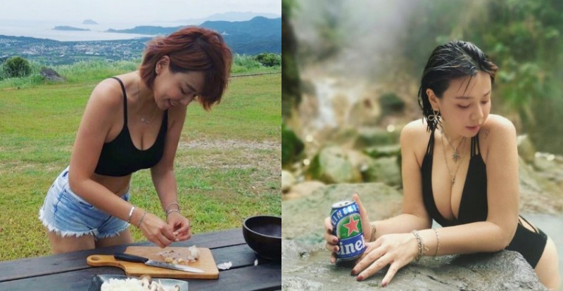 【博狗扑克】戶外系「短髮正妹」焦糖肌充滿健康美　緊身車衣顯現凹凸有致好身材