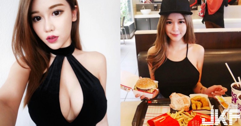 【博狗扑克】拍到「麥當勞巨乳正妹」！桌上擺著「兩顆大漢堡」讓人食指大動…想跟她喝奶茶！