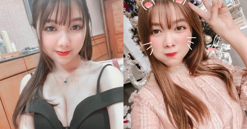 【博狗扑克】正妹沛沛「深V洋裝事業線太誘惑」，超兇畫面讓人眼睛無法移開！