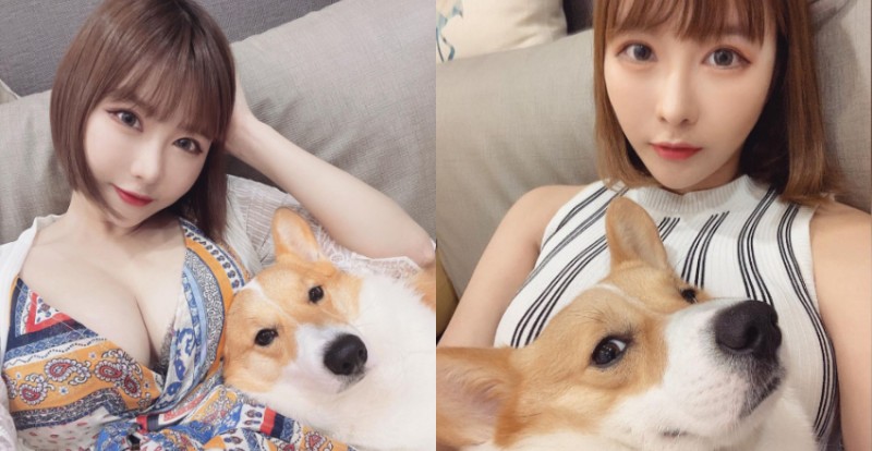 【博狗扑克】看看這鄙視的眼神！「Sylvia 希維亞」愛犬爽躺人肉軟墊好羨慕