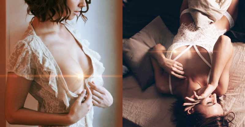 【博狗扑克】閃閃惹人愛！妹子「大尺裸身」用乳發射極光　想看又看不清太折磨人啦