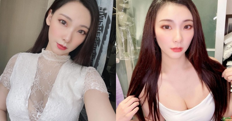 【博狗扑克】正妹「Minas」透視蕾絲裝好誘惑，「若隱若現的美乳」超勾人！