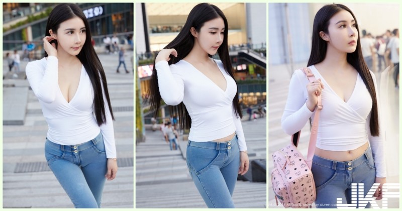 【博狗扑克】路邊捕獲「白衣大奶妹」白皙乳量有夠犯規！極緻誘惑的「爆乳畫面」讓人好充血啊…