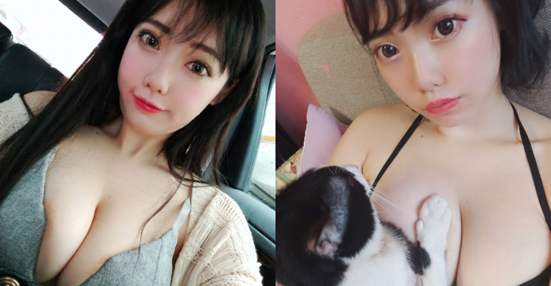 【博狗扑克】真的好大！萌系宅女「施莉莉」新洋裝買太小　爆乳效果太驚人！