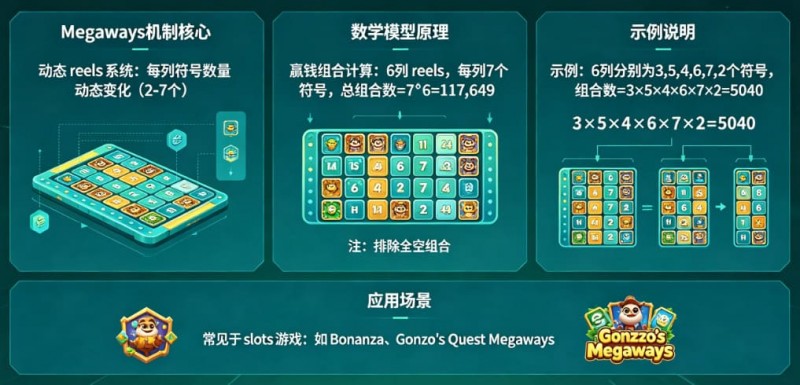 Megaways机制解析:117,649种赢钱方式背后的数学模型。 Megaways机制解析:117,649种赢钱方式背后的数学模型。