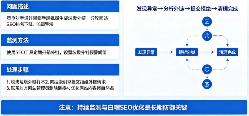 博彩平台的“负面SEO”防御:竞争对手恶意刷垃圾外链怎么办? 博彩平台的“负面SEO”防御:竞争对手恶意刷垃圾外链怎么办?