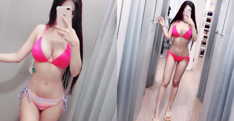 【博狗扑克】試衣間最大SIZE！「巨ru妹」把試衣間塞好塞好，桃色誘惑誰擋得了！