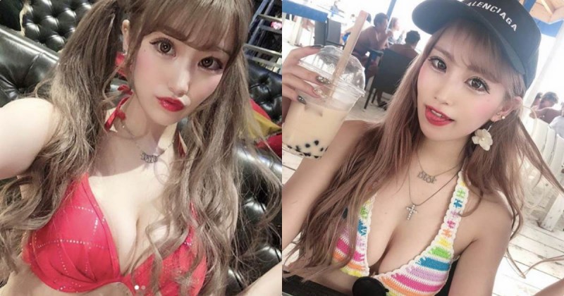 【博狗扑克】喝珍奶的爆乳美艷舞孃「ぷりん」，極品曲線散發著陣陣奶香！