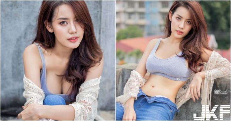 【博狗扑克】天臺見！「運動系大奶妹」頂樓吹風，「海量美乳」搭性感馬甲線超辣！