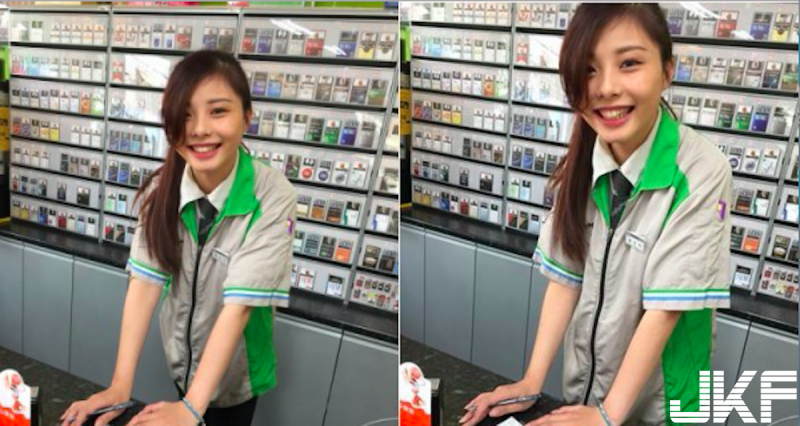 【博狗扑克】網友驚見「正妹全家店員」那笑容讓人受不了！網友跪求「全家地址」瞬間引萬人按讚…