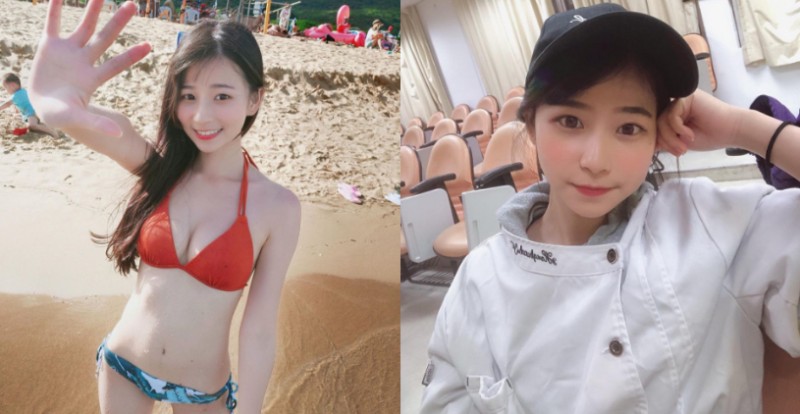 【博狗扑克】超萌「現役女大生」陳QQ氣質太可愛　換上比基尼展現小女人的性感