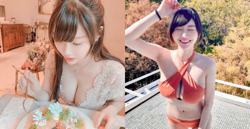 【博狗扑克】天使顏值卻最邪惡！「姚采辰Ines」趁暖陽曬巨奶，豪乳的中間線深長到讓人發癡！