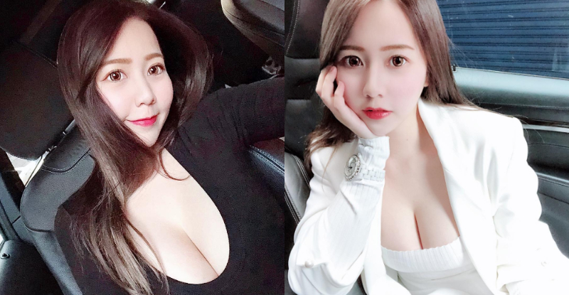 【博狗扑克】最安全配備！甜美正妹「Bambi 夏筠婷」開車自備兩顆大氣囊　緩衝效果絕佳！